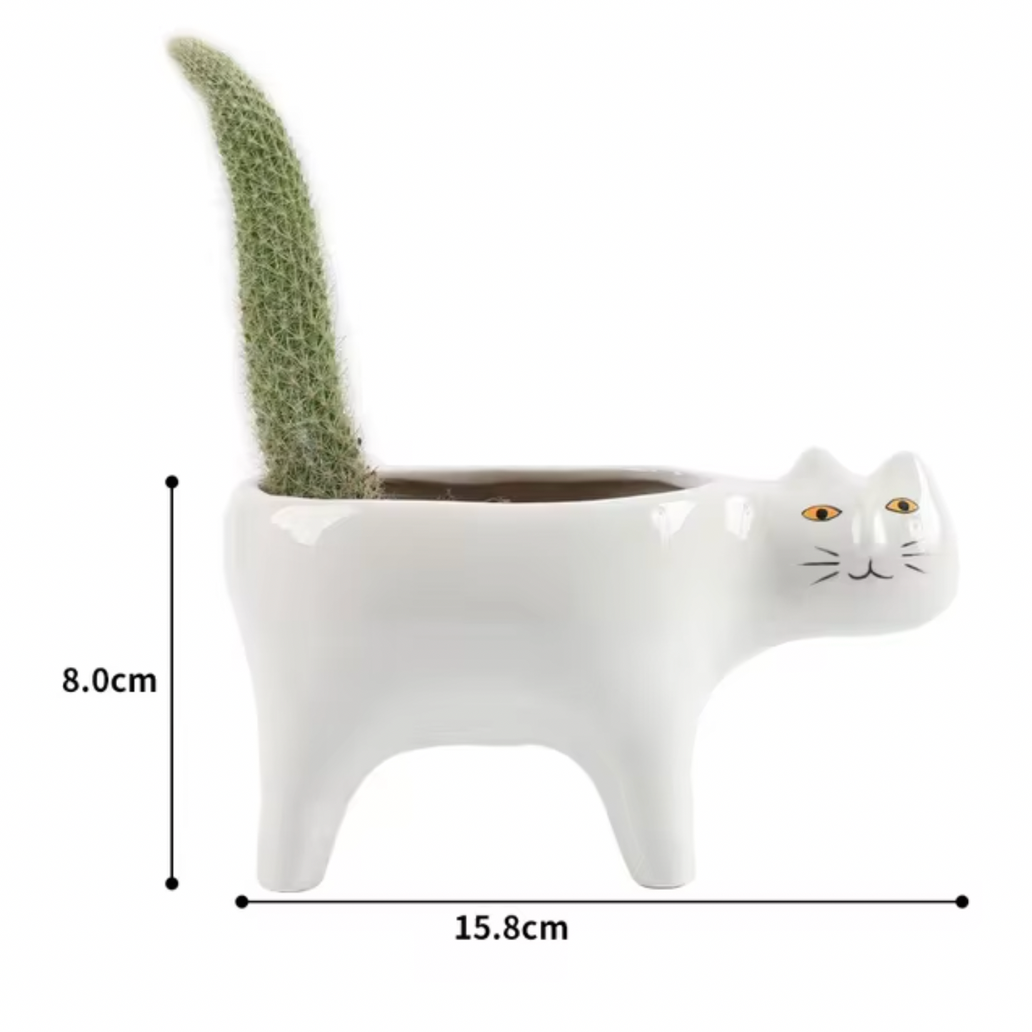 Cute Cat Flower Pot